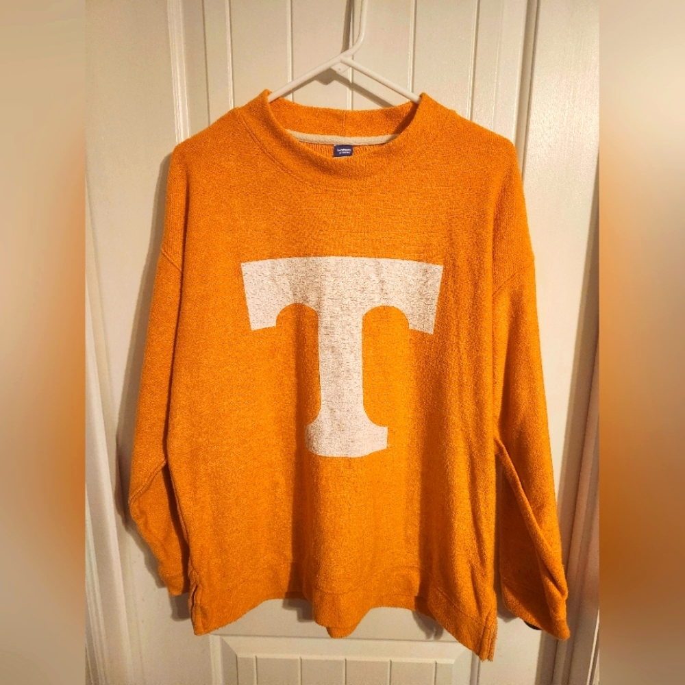 Orange Crew Neck Sweater